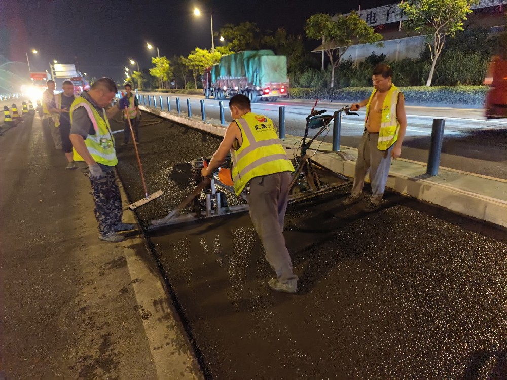 扬州市G233宝应段灌浆施工案例